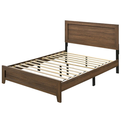 Miquell Queen Bed, Oak