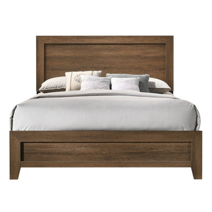 Miquell Queen Bed, Oak