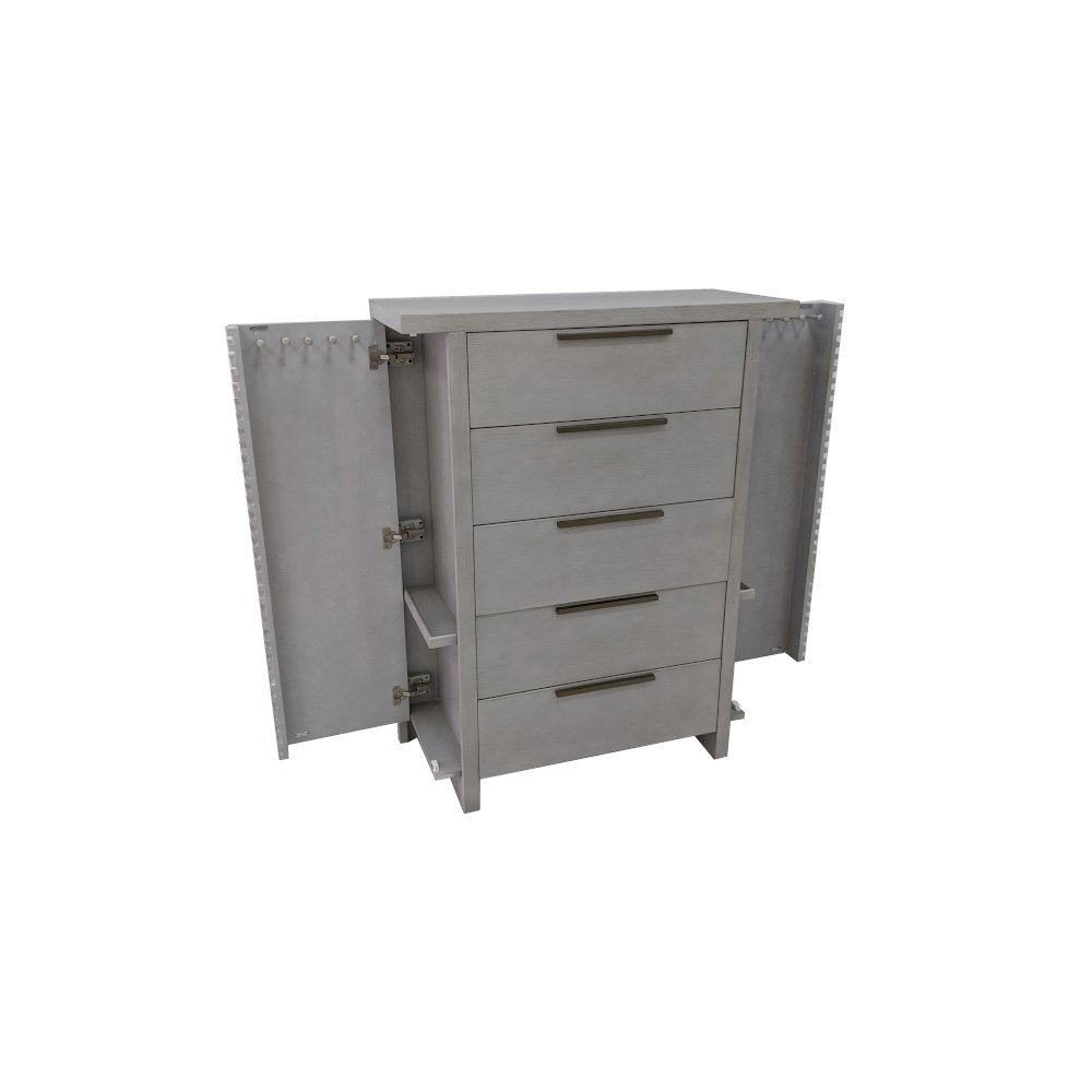 Aromas Chest w/Side Hidden Storage, White Oak