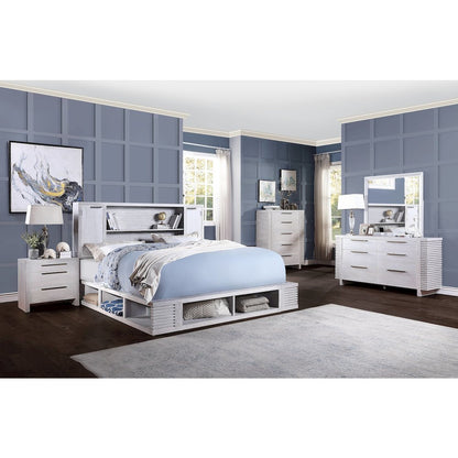 Aromas Chest w/Side Hidden Storage, White Oak