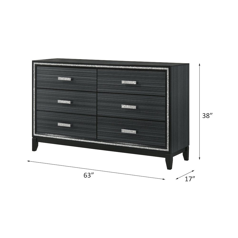 Haiden Dresser, Weathered Black