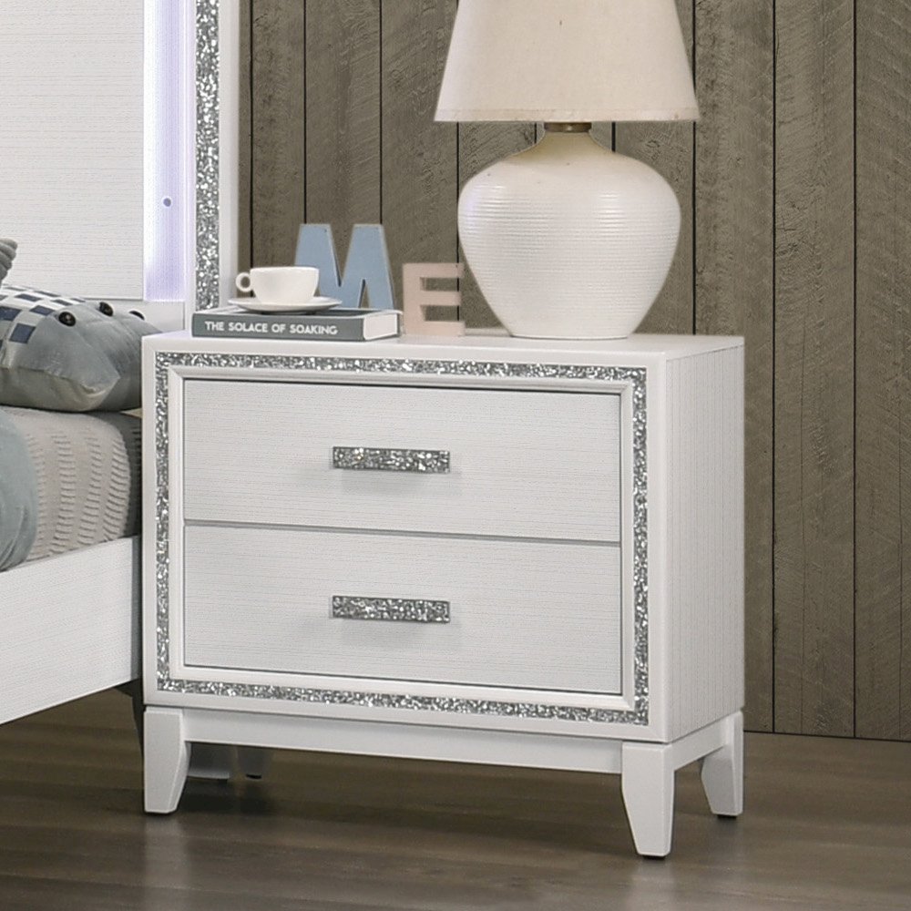 Haiden Nightstand, White