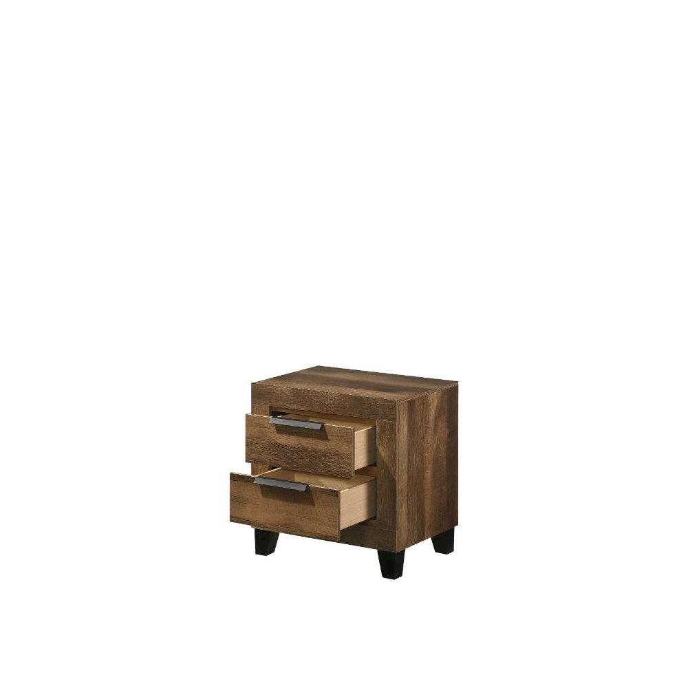 Morales Nightstand, Rustic Oak