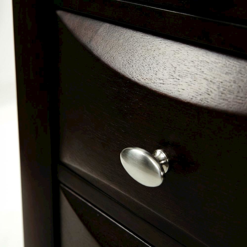 Espresso Nightstand with Transitional Style and Rectangular Design