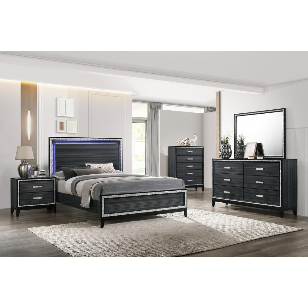 Haiden Mirror, Weathered Black