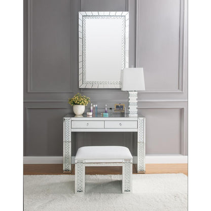 Nysa Accent Mirror, Mirrored & Faux Crystals