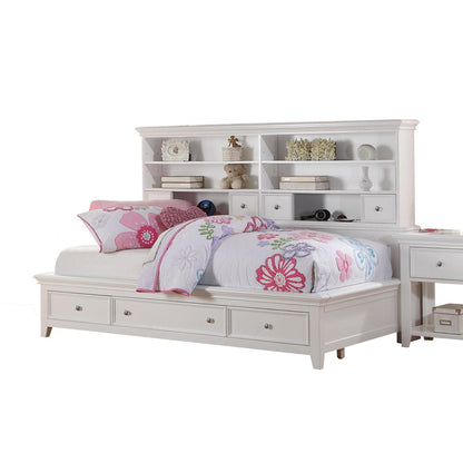 Lacey Twin Loft Bed, White