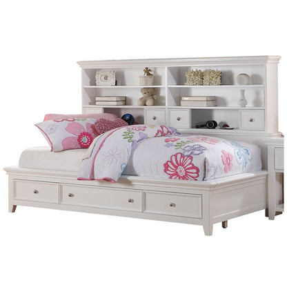 Lacey Daybed w/Storage, White