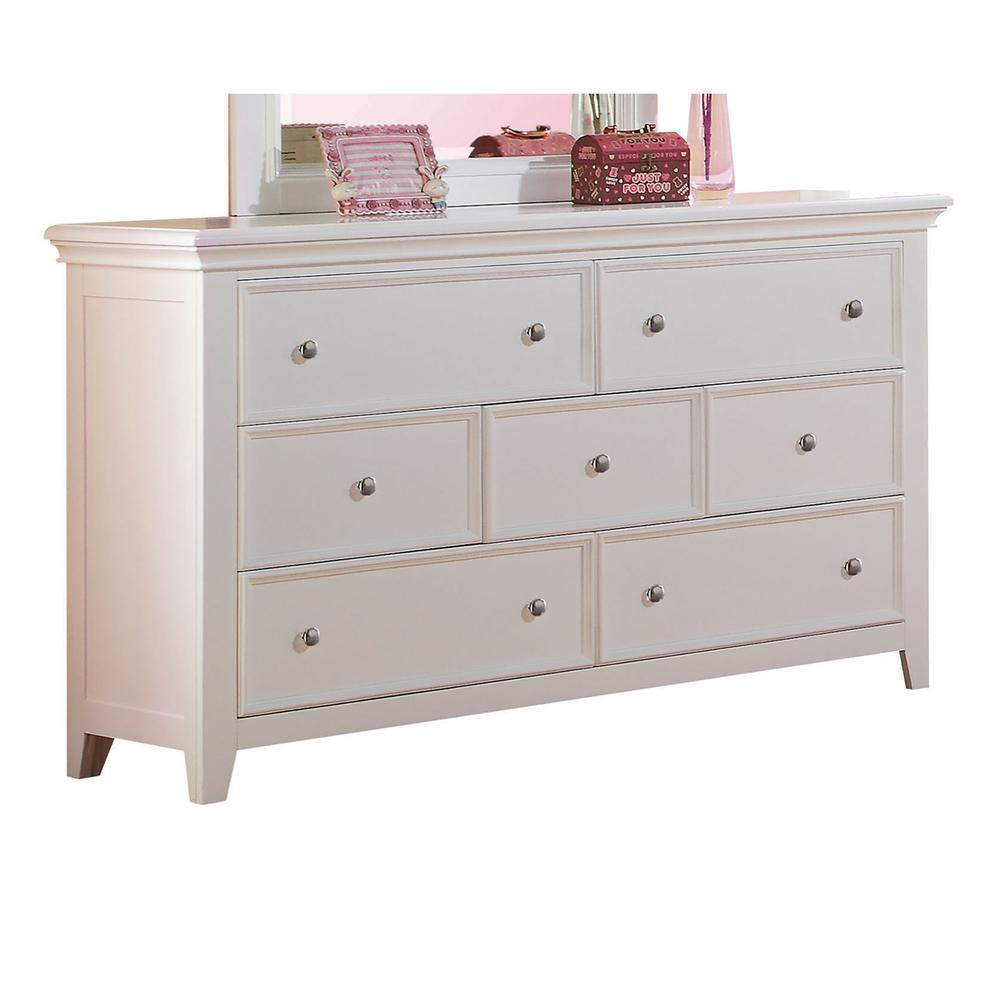 Lacey Twin Loft Bed, White