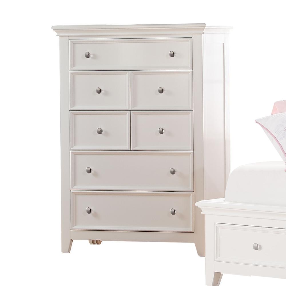 Lacey Twin Loft Bed, White