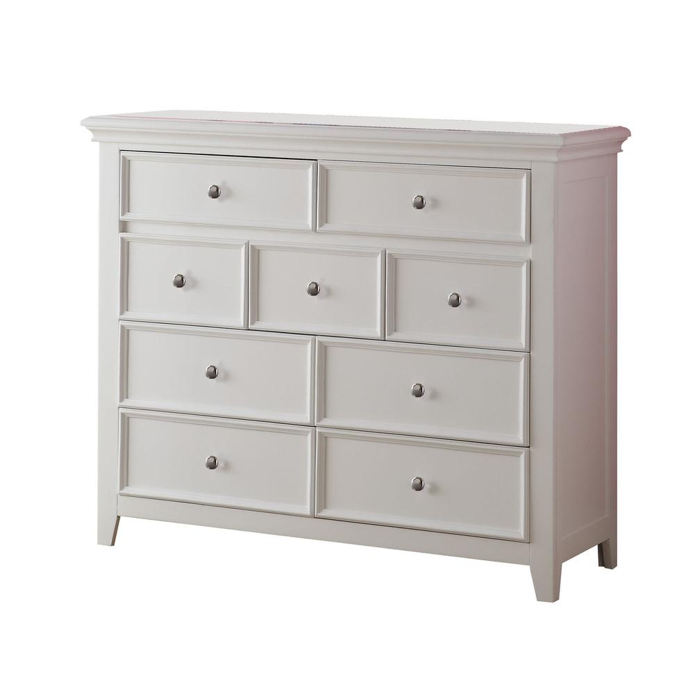 Lacey Twin Loft Bed, White