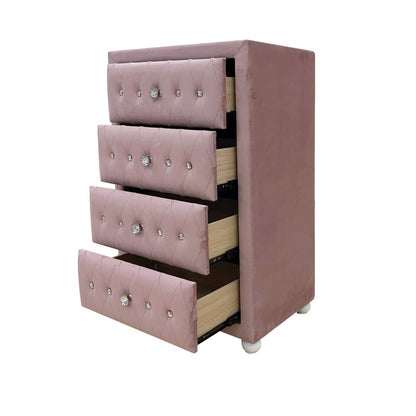 Reggie Chest, Pink Fabric