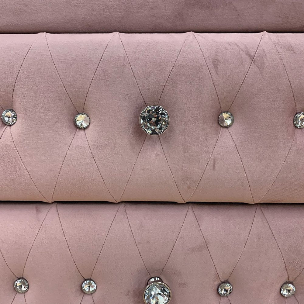 Reggie Chest, Pink Fabric
