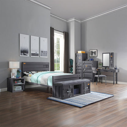 Cargo Vanity Desk, Gunmetal