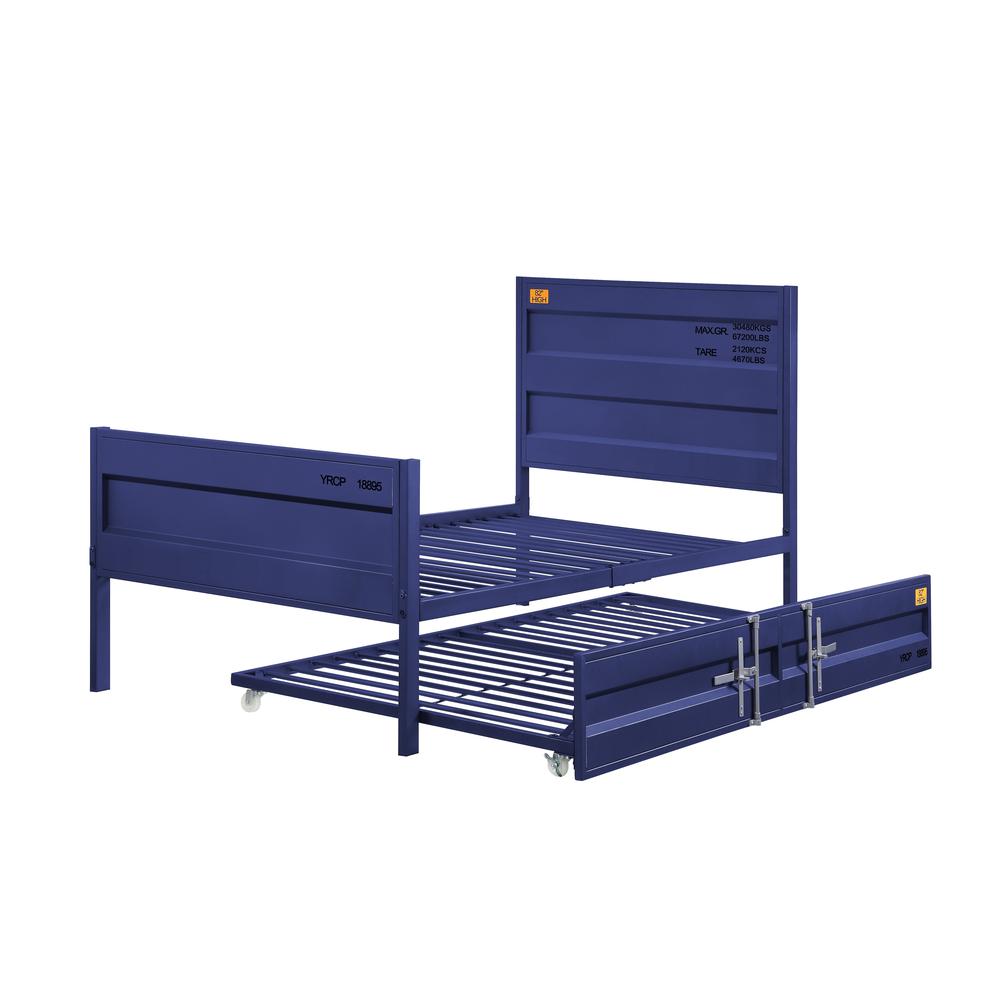 Cargo Trundle (Twin)-Optional, Blue