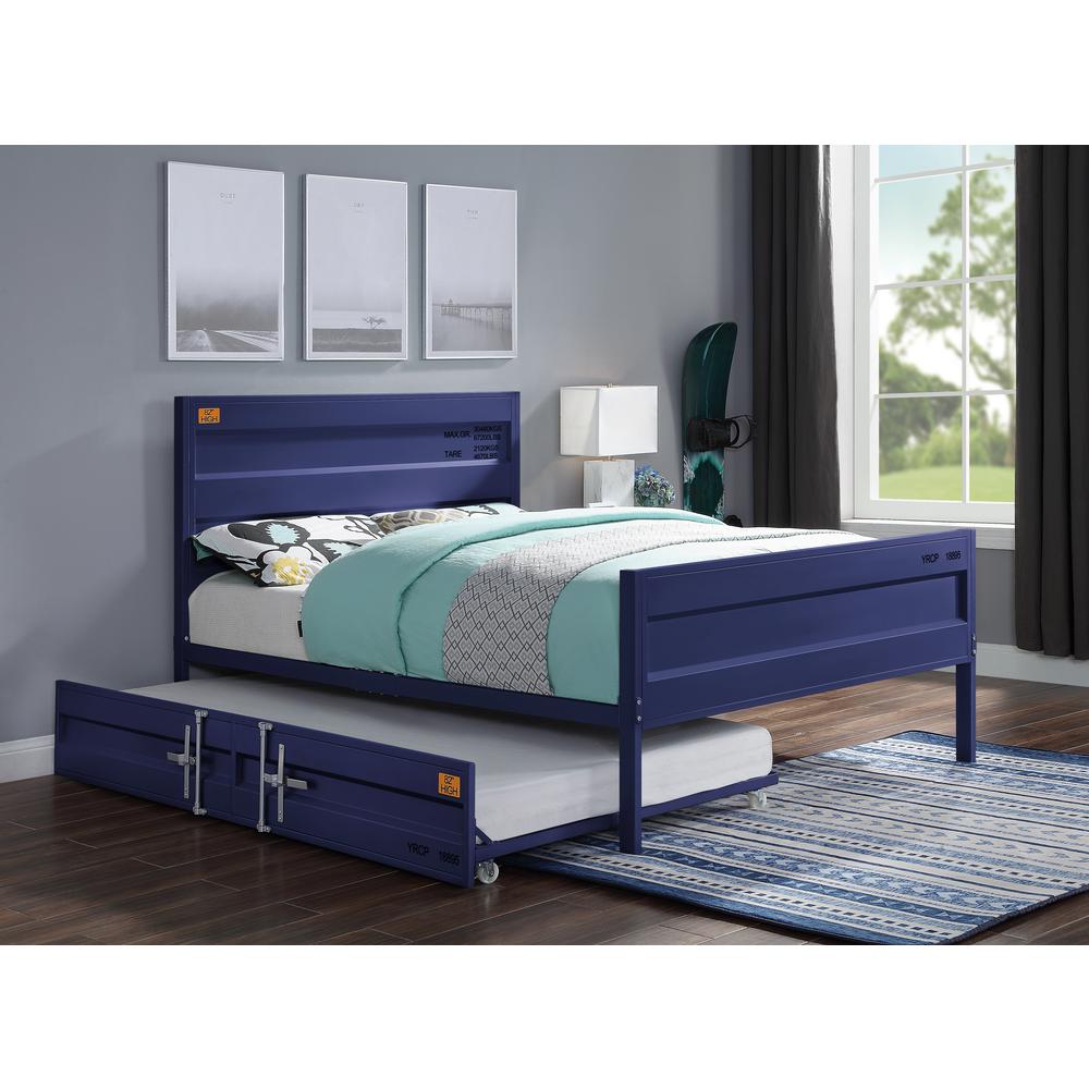 Cargo Trundle (Twin)-Optional, Blue