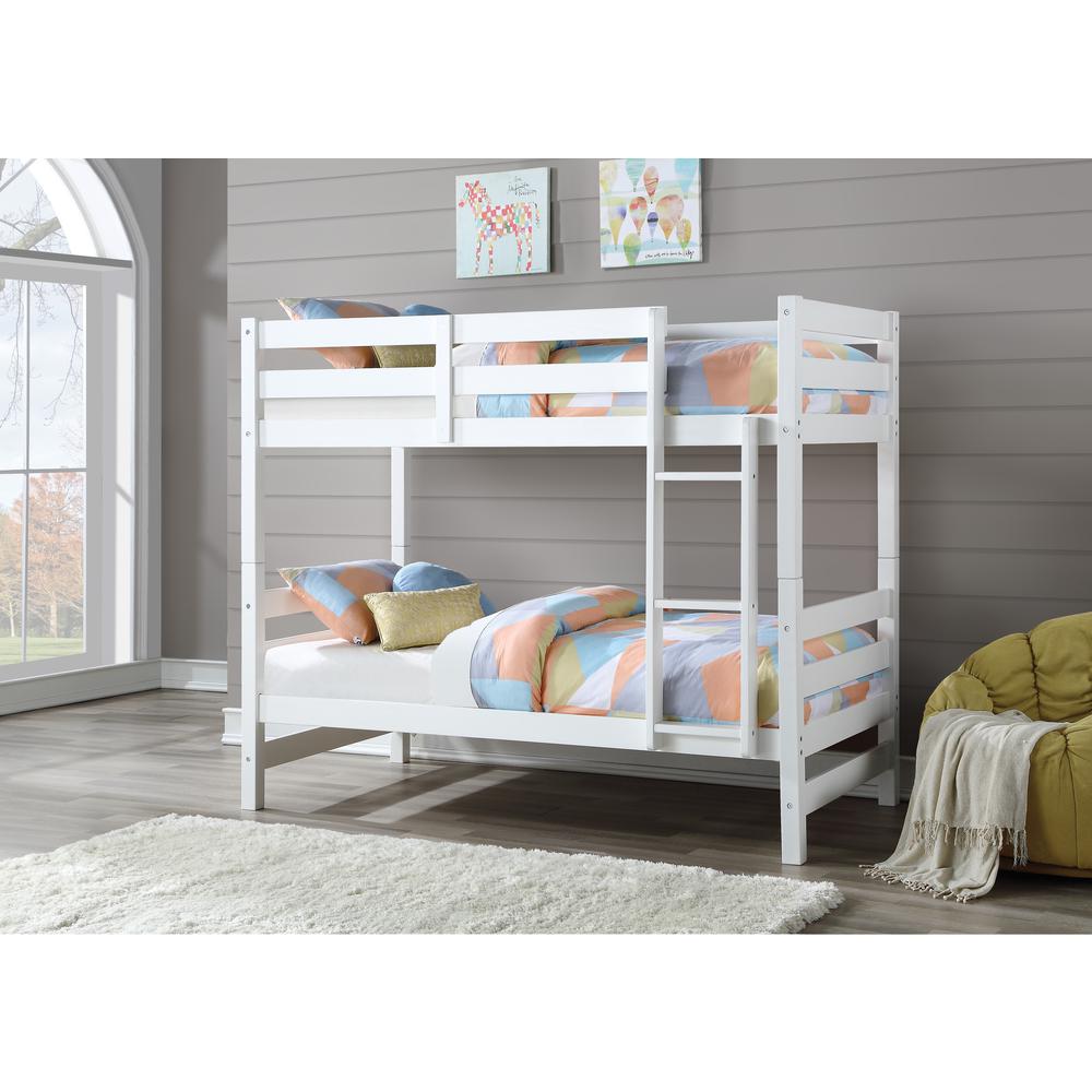 Ronnie Bunk Bed (T/T), White