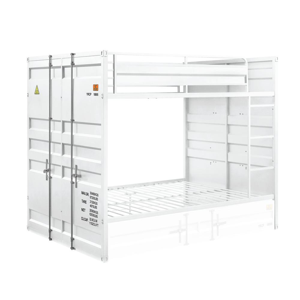 Cargo Bunk Bed (F/F), White