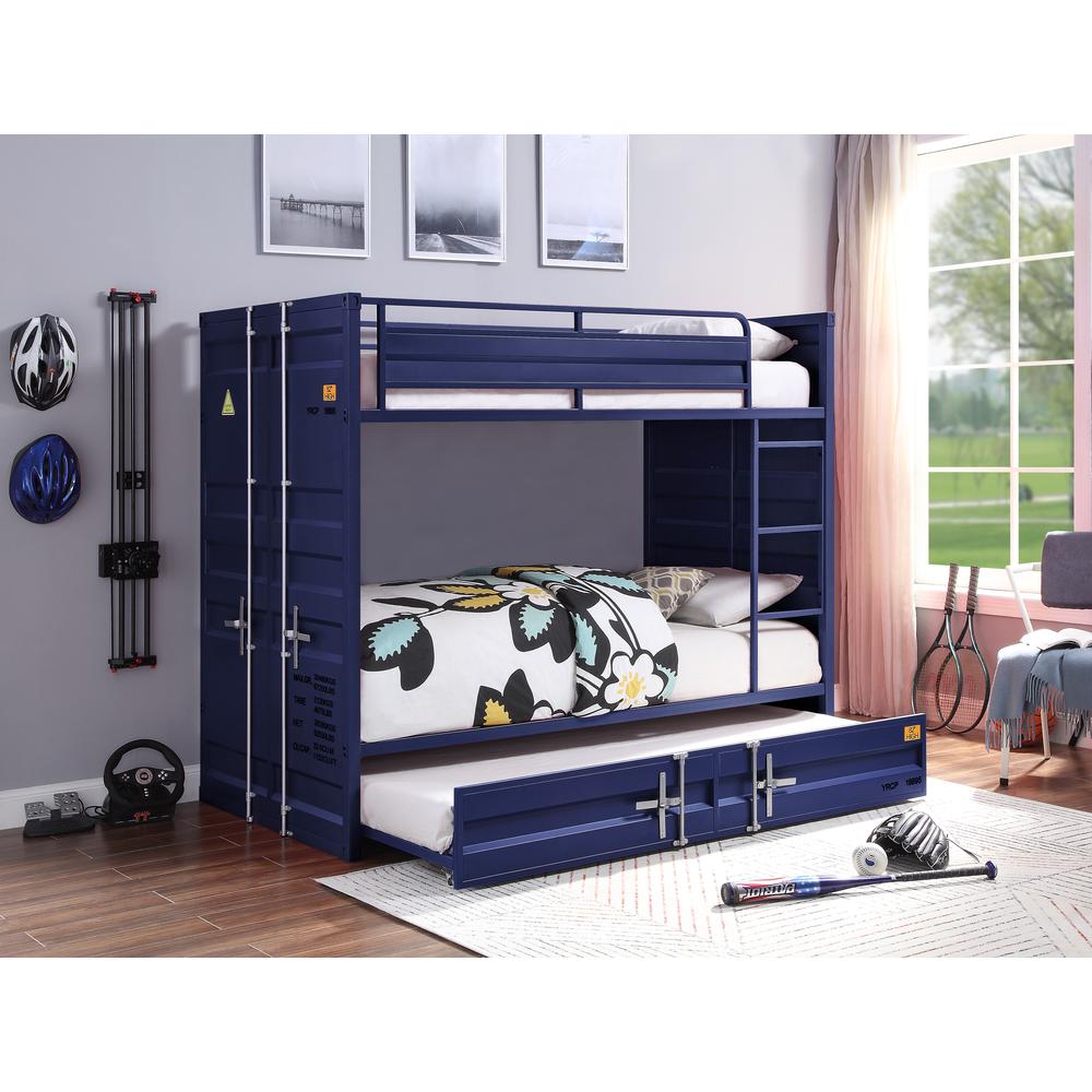 Cargo Trundle (Twin)-Optional, Blue