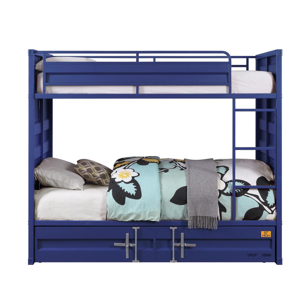 Cargo Trundle (Twin)-Optional, Blue