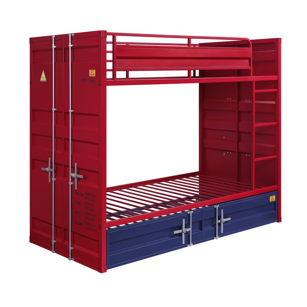 Cargo Trundle (Twin)-Optional, Blue
