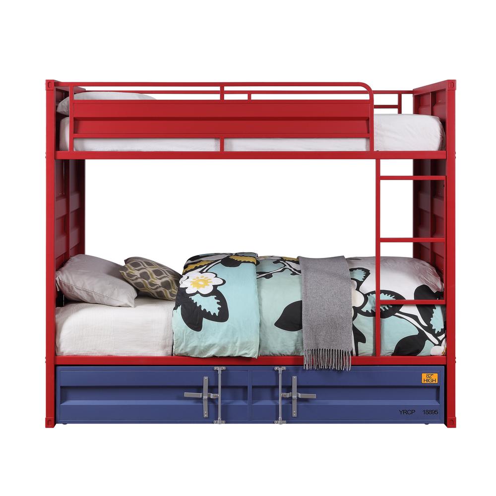 Cargo Trundle (Twin)-Optional, Blue
