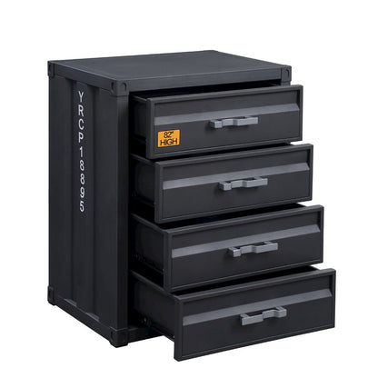 Cargo Chest w/4 Drawers, Gunmetal