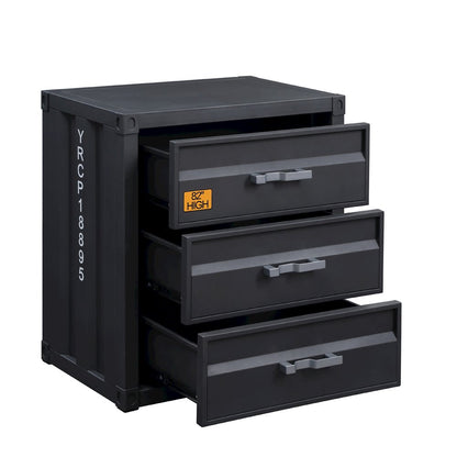 Cargo Chest w/3 Drawers, Gunmetal