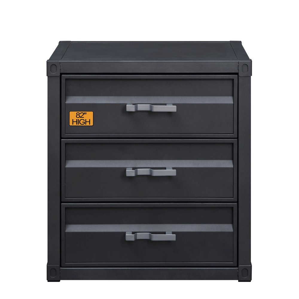 Cargo Chest w/3 Drawers, Gunmetal