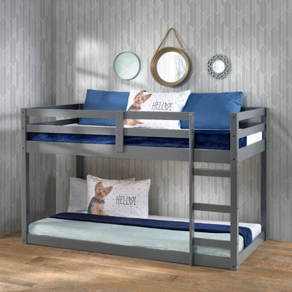 Gaston Twin Loft Bed, Gray