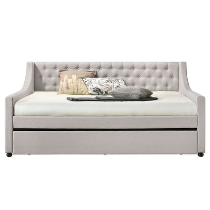 Lianna Daybed w/Trundle (Full), Fog Velvet