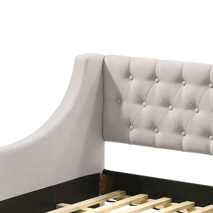 Lianna Daybed w/Trundle (Full), Fog Velvet