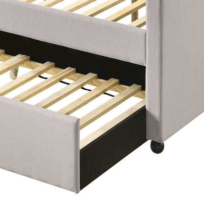 Lianna Daybed w/Trundle (Full), Fog Velvet