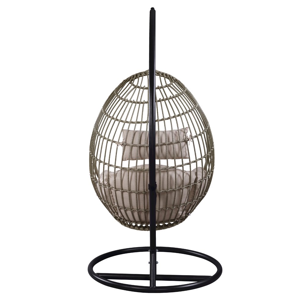 Vasant Hanging Chair, Fabric & Wicker