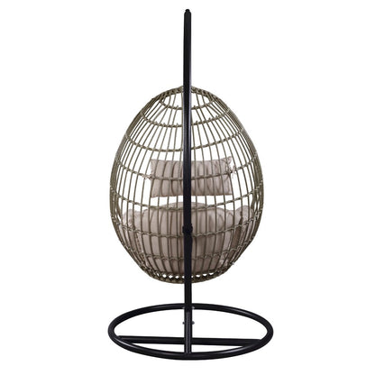 Vasant Hanging Chair, Fabric & Wicker