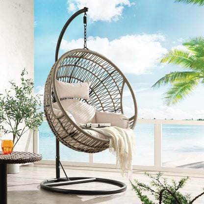 Vasant Hanging Chair, Fabric & Rope