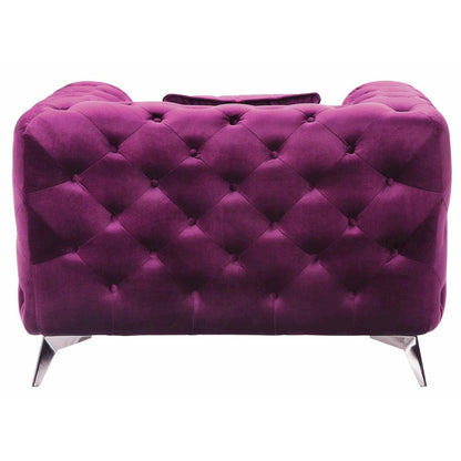 Atronia Chair Purple Velvet