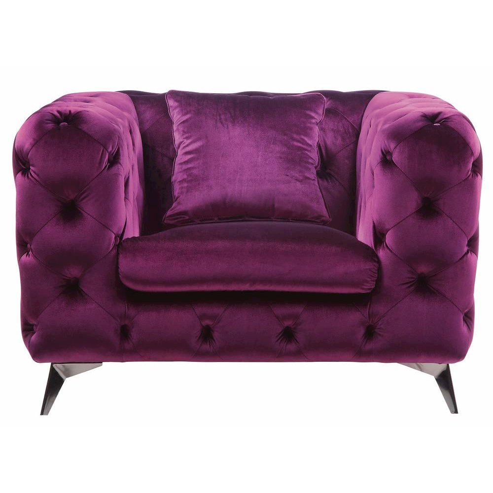 Atronia Chair Purple Velvet