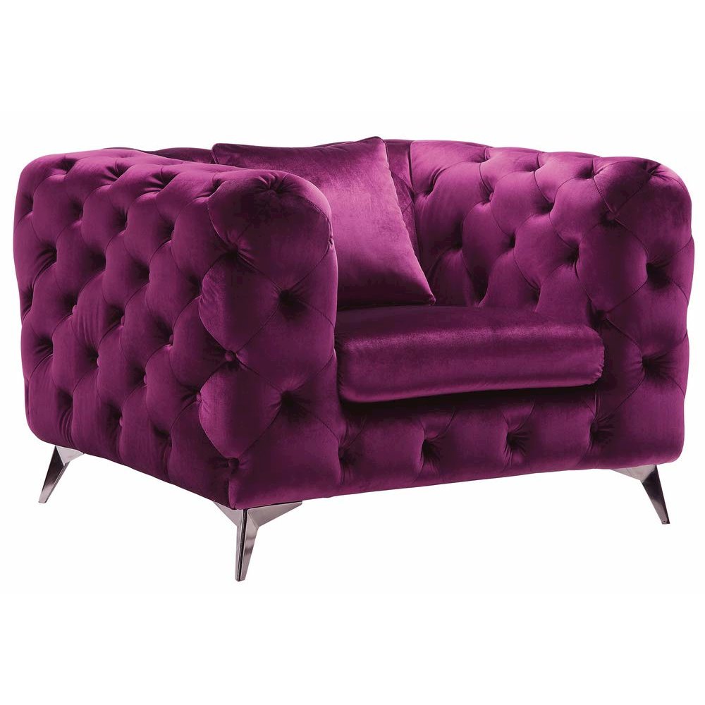 Atronia Chair Purple Velvet