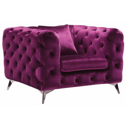 Atronia Chair Purple Velvet