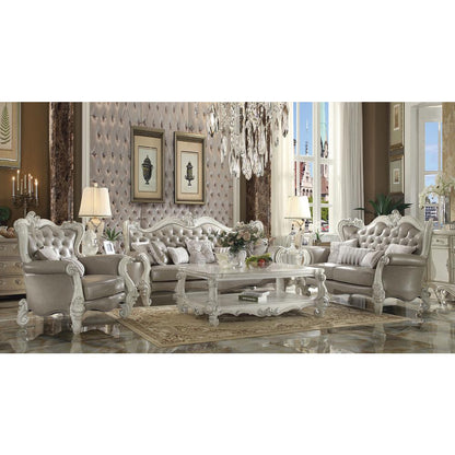 Versailles Coffee Table, Bone White
