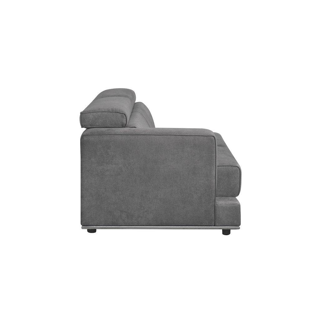 Alwin Modular - LF Sofa, Dark Gray Fabric