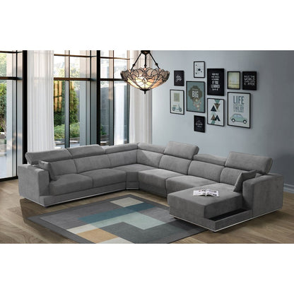 Alwin Modular - LF Sofa, Dark Gray Fabric