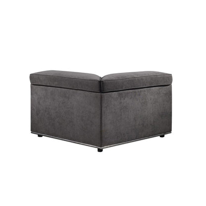 Alwin Modular - Wedge, Dark Gray Fabric