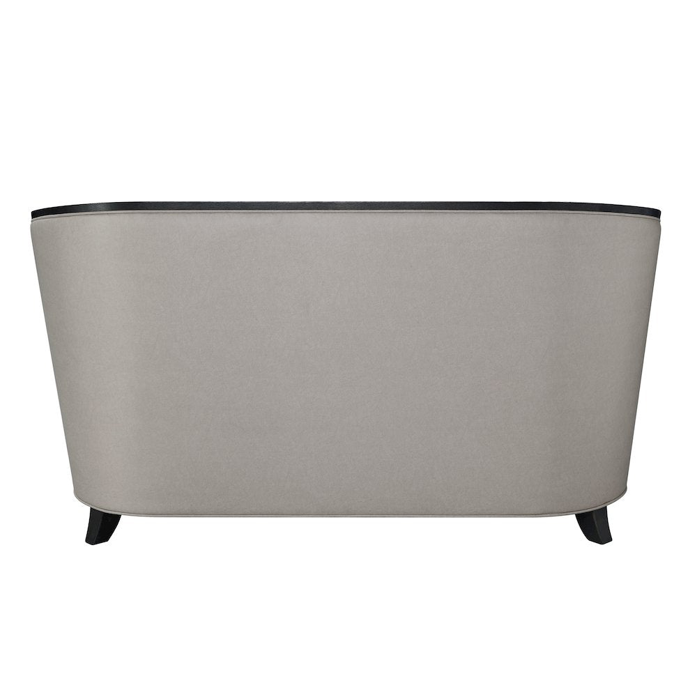 Zemocryss Loveseat w/2 Pillows, Beige Fabric