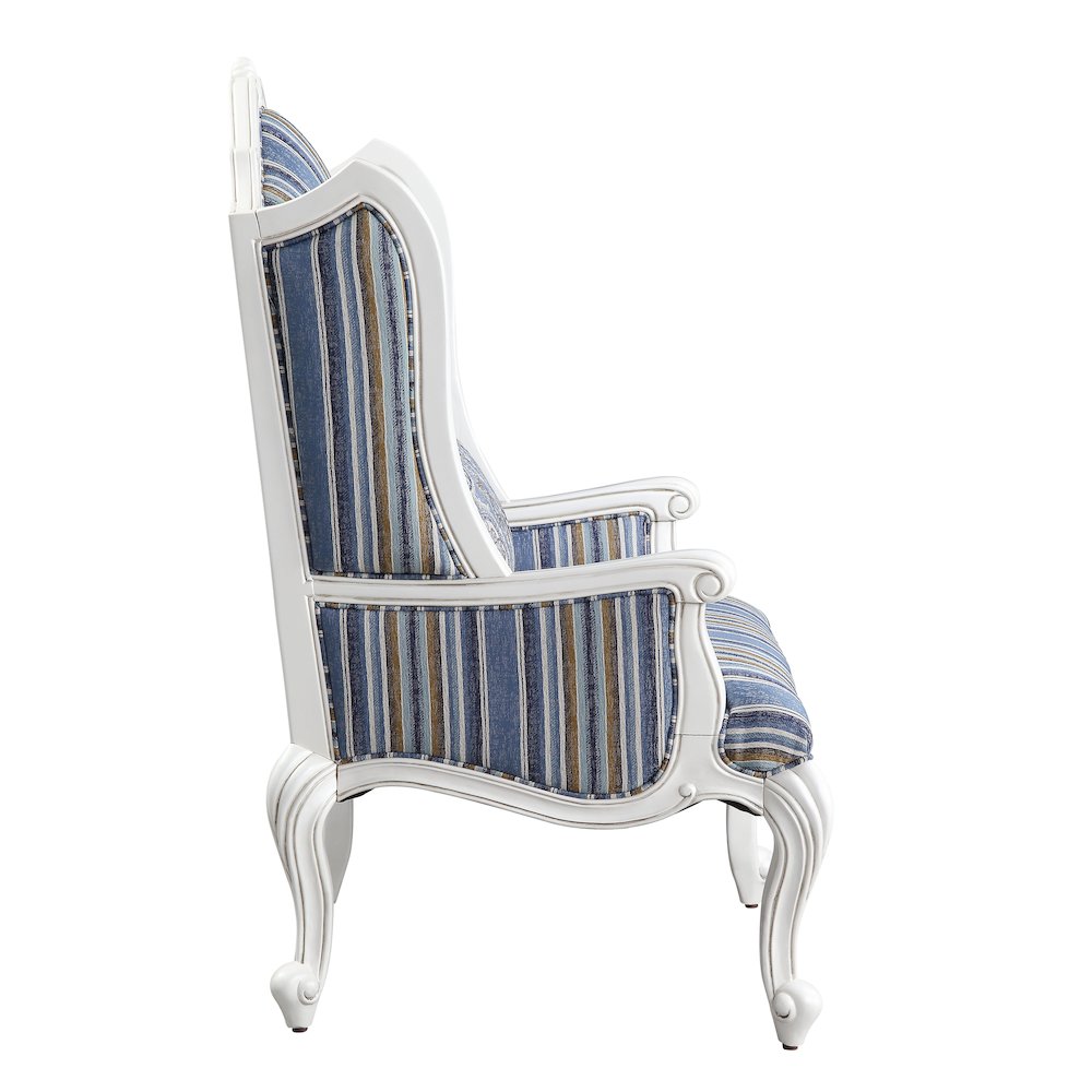 Ciddrenar Chair w/Pillow, Fabric & White