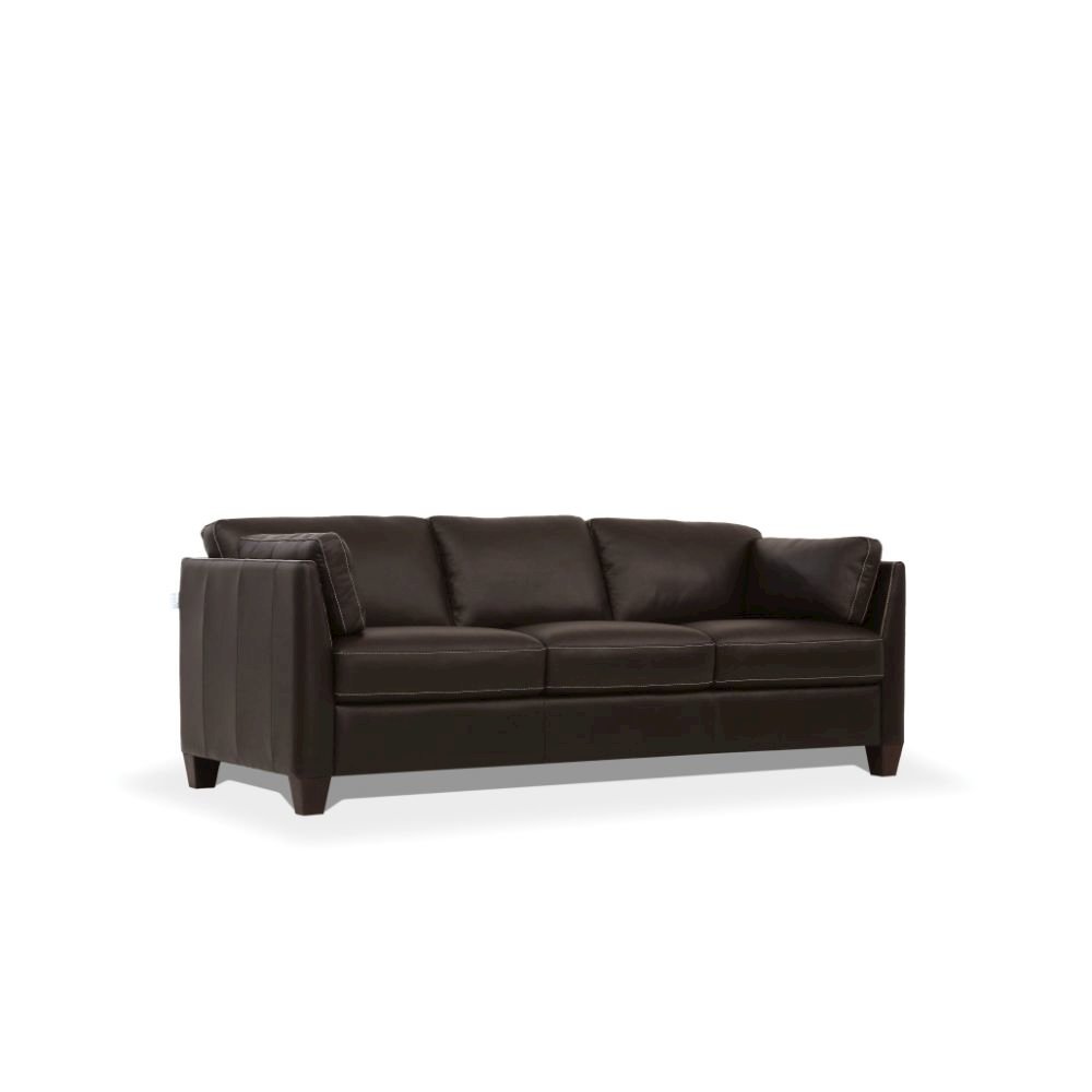 Matias Sofa, Chocolate Top Grain Leather