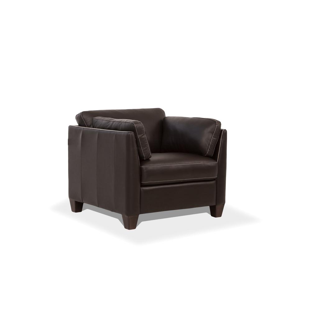 Matias Chair, Chocolate Top Grain Leather