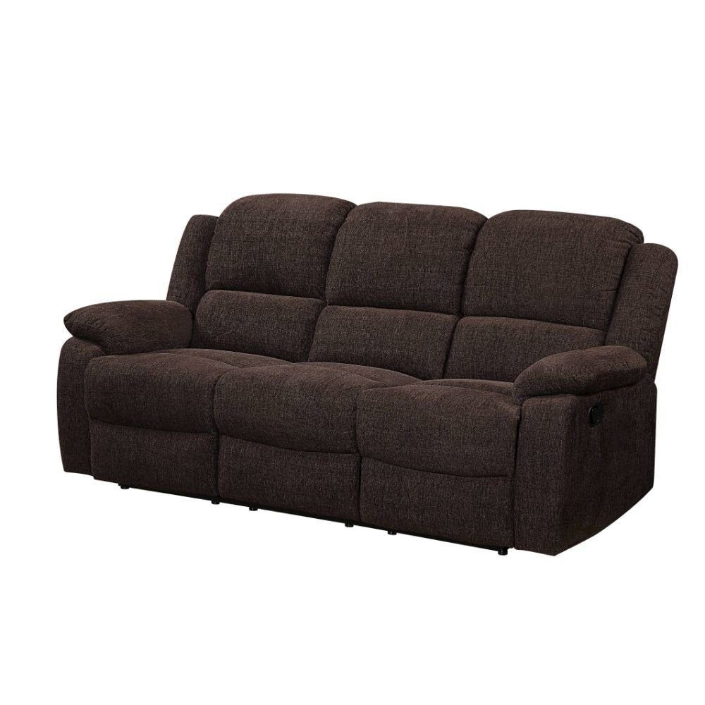 Madden Motion Sofa w/Drop Down Table, Brown Chenille