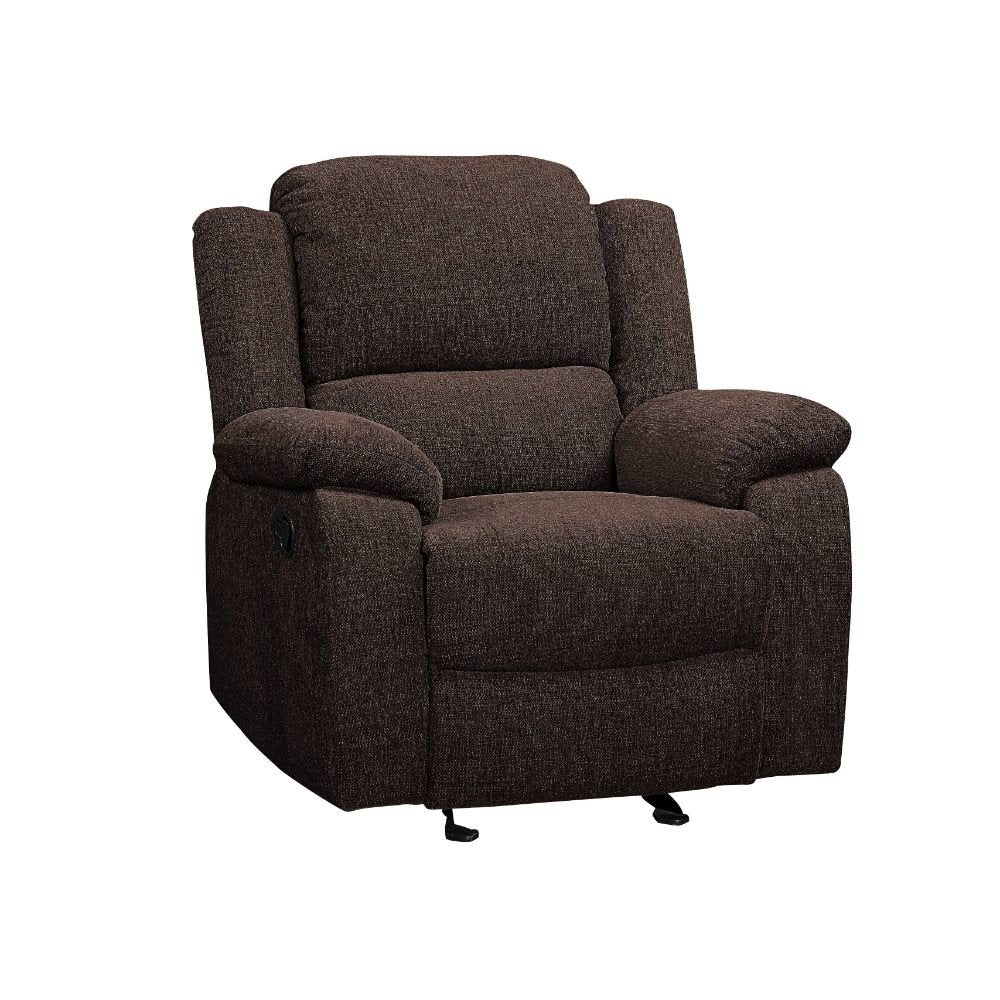 Madden Motion Glider Recliner, Brown Chenille